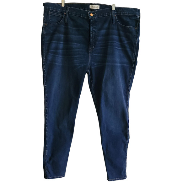 MADEWELL 10" High Rise Skinny Hayes Wash F4684‎ Stretch Jeans Women's 37 - Picture 2 of 15